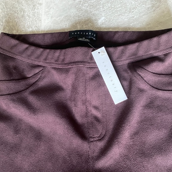 SANCTUARY FAUX SUEDE LEGGINGS - Picture 6 of 8
